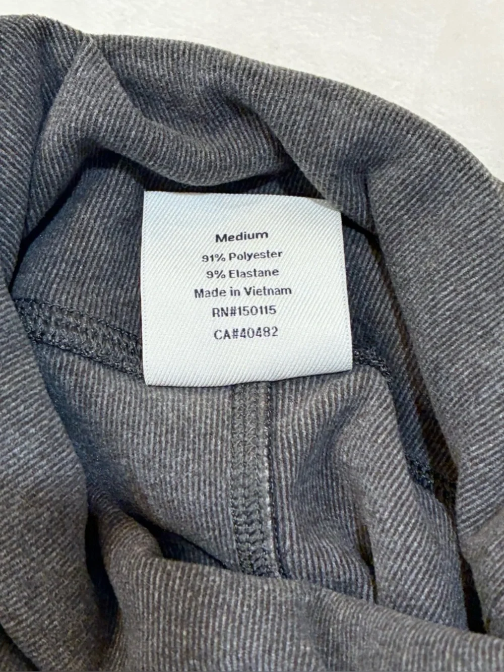 Varley Rainer Roll Neck Jumper Brushed Rib Iron Marled Gray Medium Women’s - Picture 7 of 9
